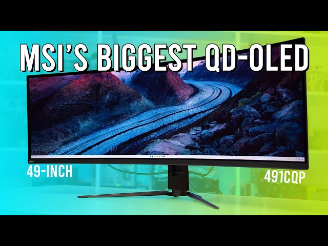 49-Inches of MSI QD-OLED Gaming - MSI MPG 491CQP Review - YouTube
