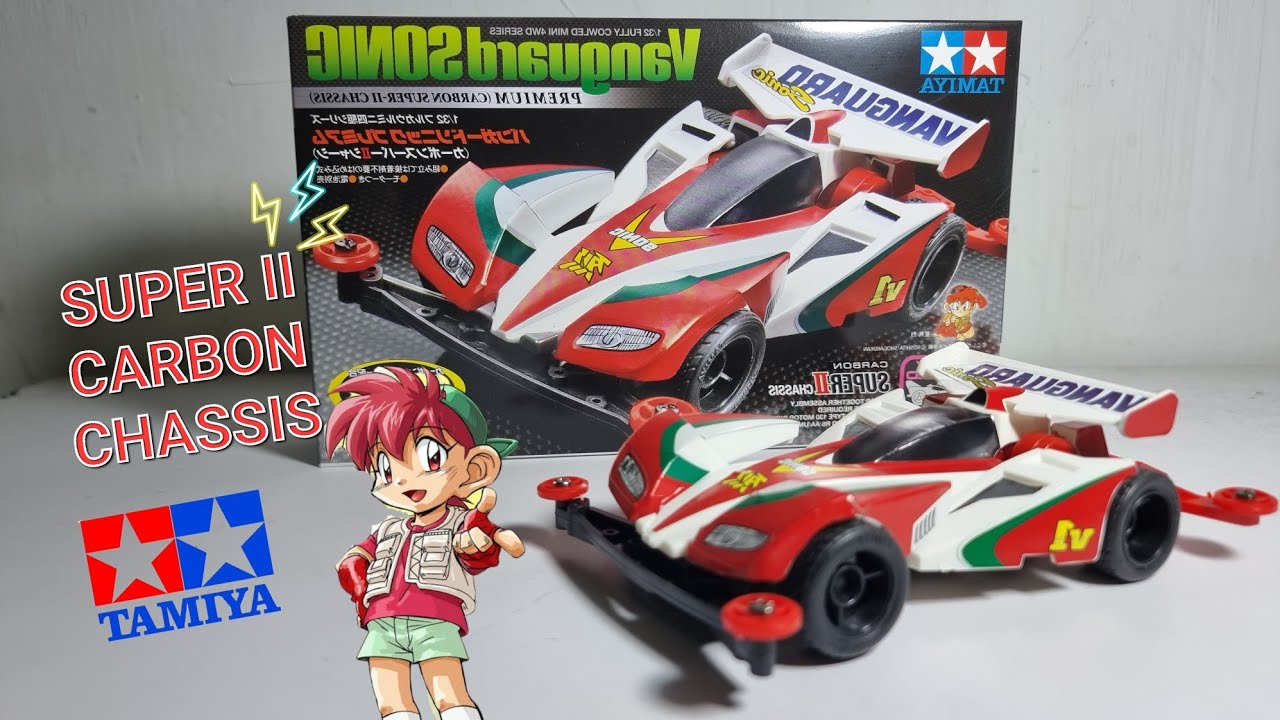 Tamiya Vanguard Sonic Premium, KIT Carbon Series | Unboxing