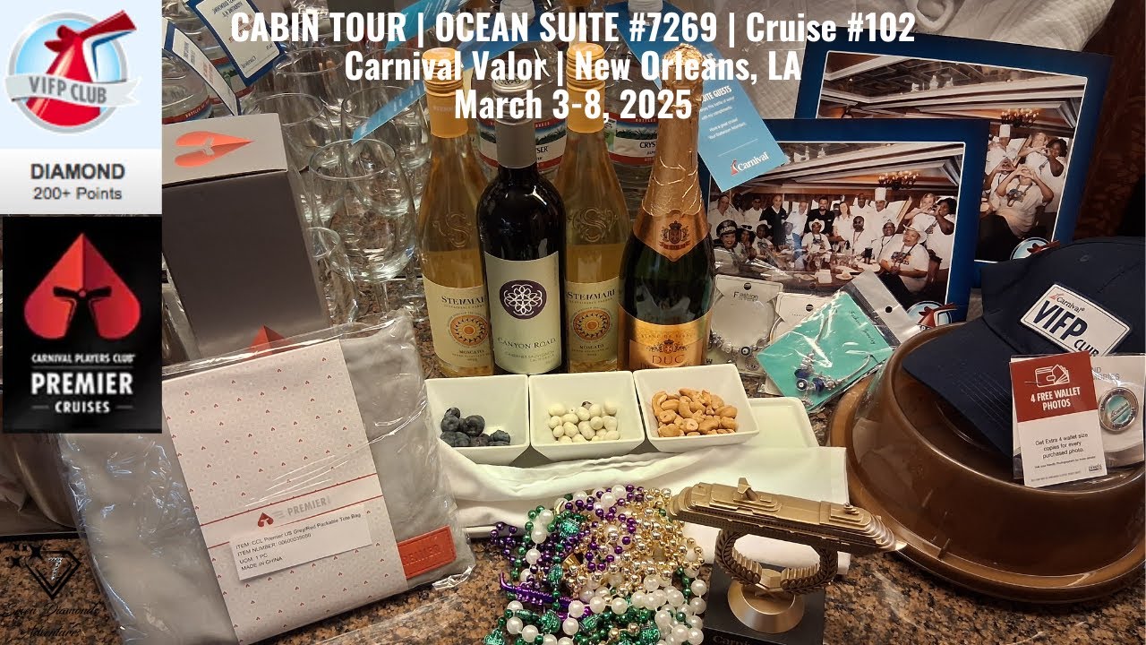 Carnival Valor | Ocean Suite #7269 Cabin Tour | Cruise #102, New