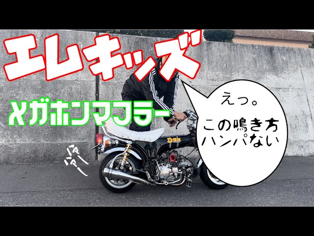 4mini] The M-Kids megaphone muffler had an intimidating sound and