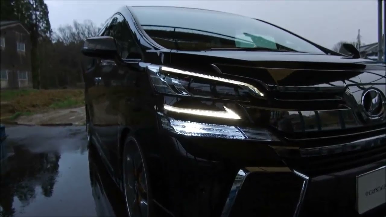 クリスタルアイ 30系 前期ヴェルファイア LEDEYEデイライト ヘッド