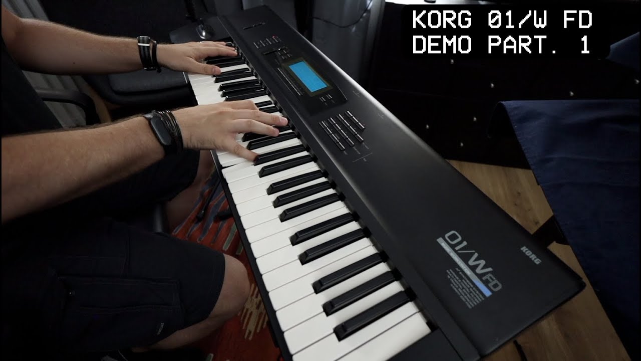 Korg 01/w FD Demo Part. 1 | No Talking | - YouTube