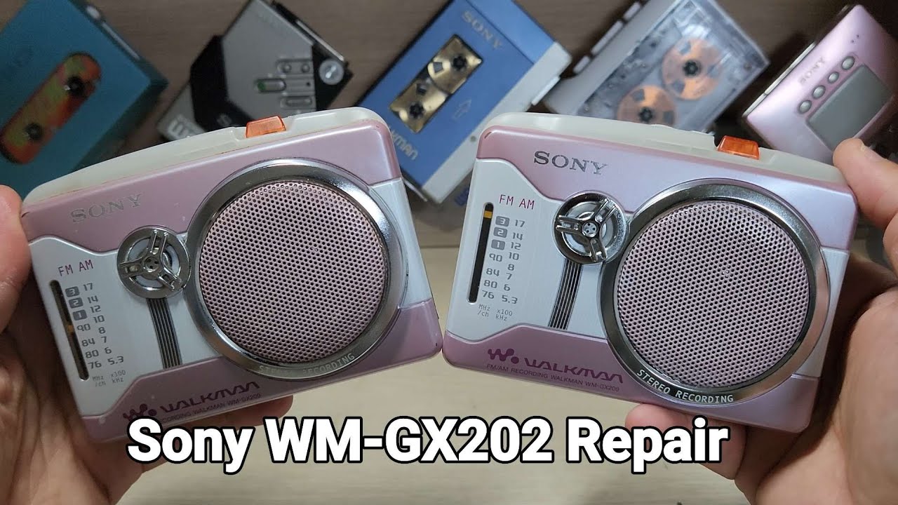 Sony WM-GX200 Repair Cassette Player Walkman - YouTube