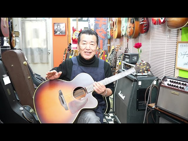 Takamine NPT-012 BS Takamine jumbo body electric acoustic guitar