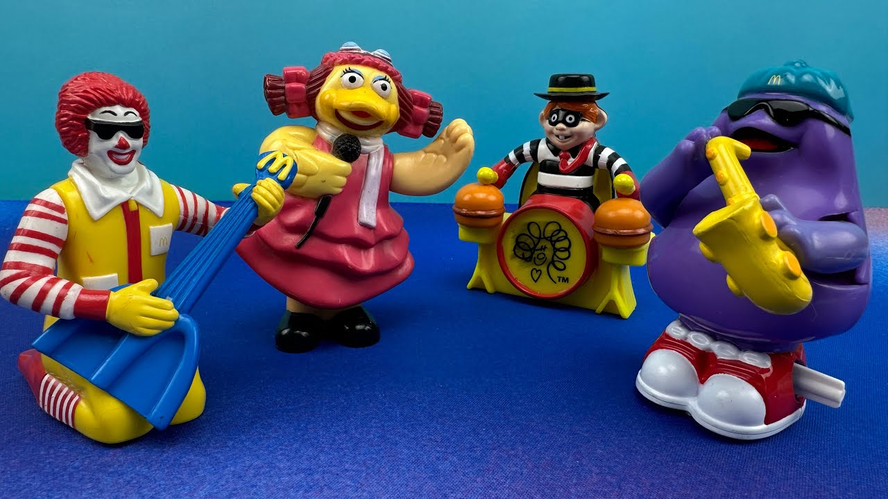 MCDONALD'S HAPPY MEAL ROCK BAND FULL COLLECTION - YouTube