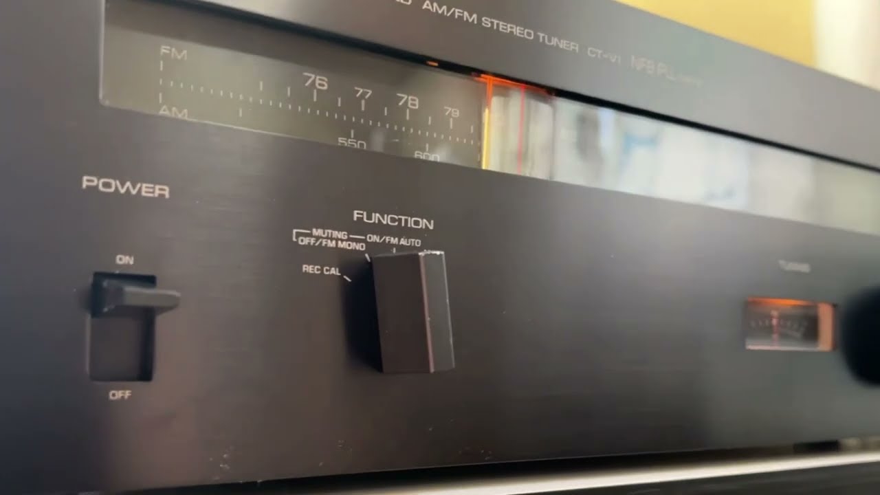 YAMAHA CT-V1】ヤマハNFB・PLL・MPX回路を搭載したFM/AMチューナー