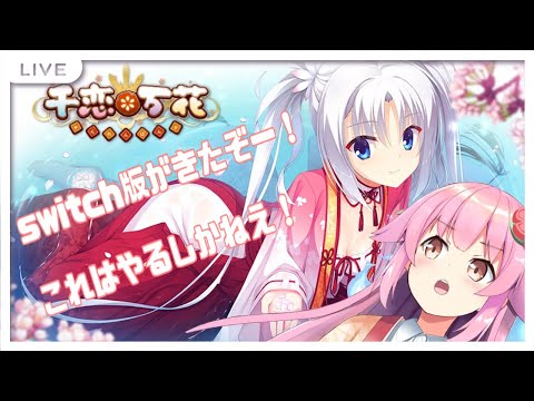 千恋万花】switch版発売したー！やるっきゃない！【#桜咲さん】 - YouTube