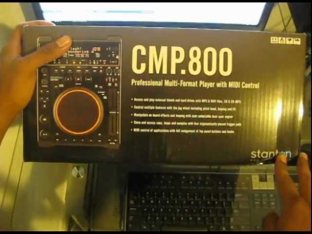 Stanton CMP.800 Multi Format MIDI Player Unboxing First