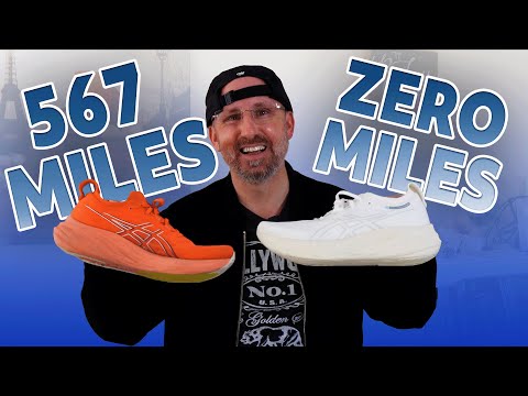 Asics Nimbus 26 after 567 miles - YouTube