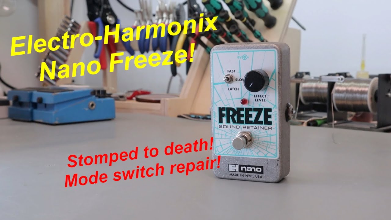 EHX Nano Freeze Pedal Mode Switch Repair - DoItYourselfMusician