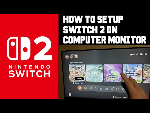 How to Connect Your Nintendo Switch 2 to a Computer Monitor | Easy
