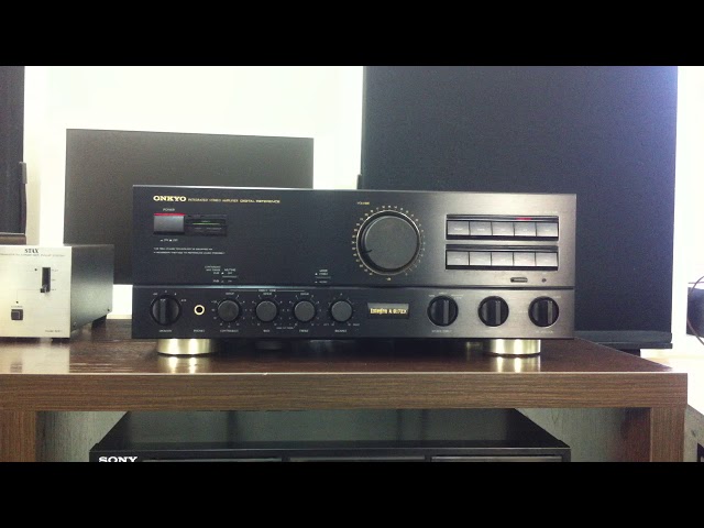 ONKYO Integra A-817EX 9,800(1988年発売) - YouTube