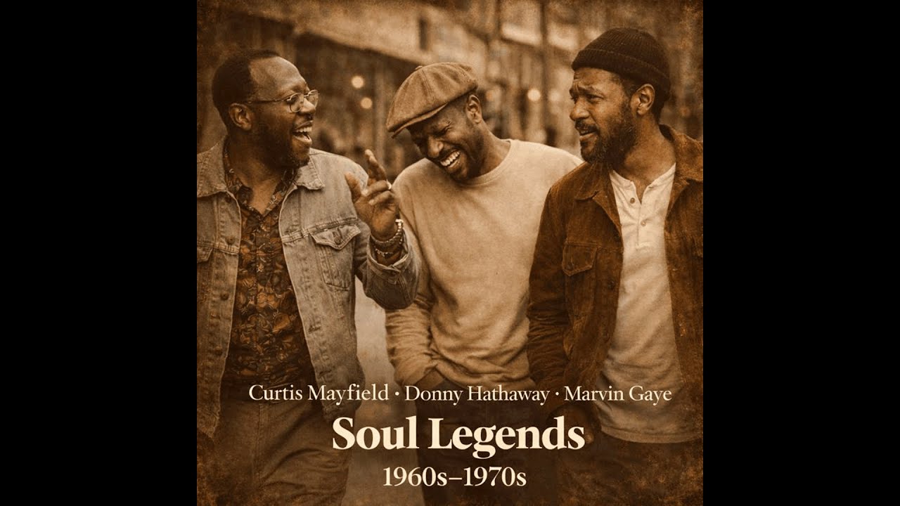 60s–70s Soul Revival – Marvin Gaye, Curtis Mayfield & Donny