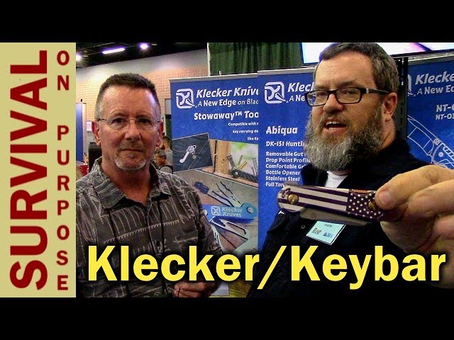 Klecker Knives Stowaway Tools Key Bar - Blade Show 2017 - YouTube
