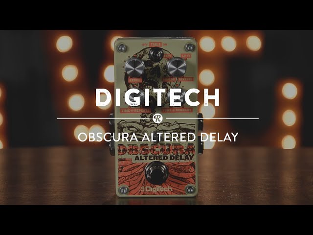 Digitech Obscura Altered Delay | Reverb Video Demo - YouTube