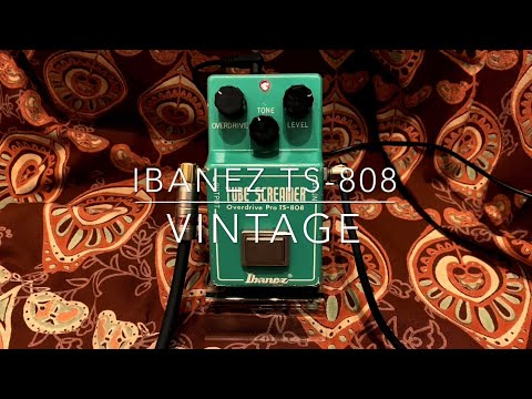 Ibanez TS-808 Vintage RC4558P MALAYSIA Chip - YouTube