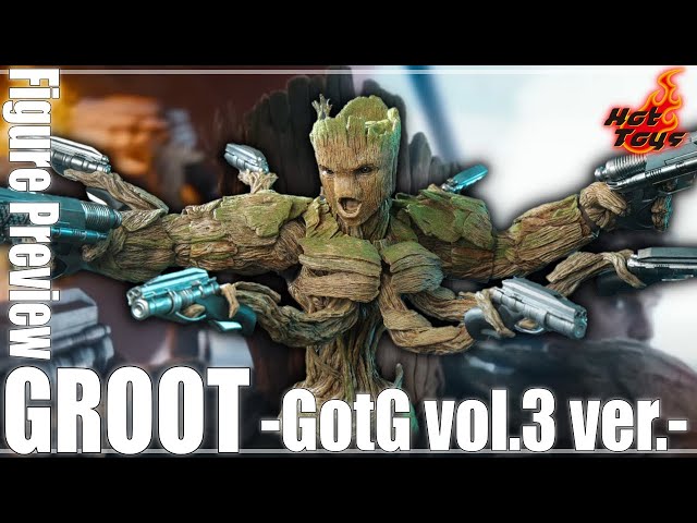 HotToys Groot Preview Guardians of the Galaxy Vol. 3 - YouTube
