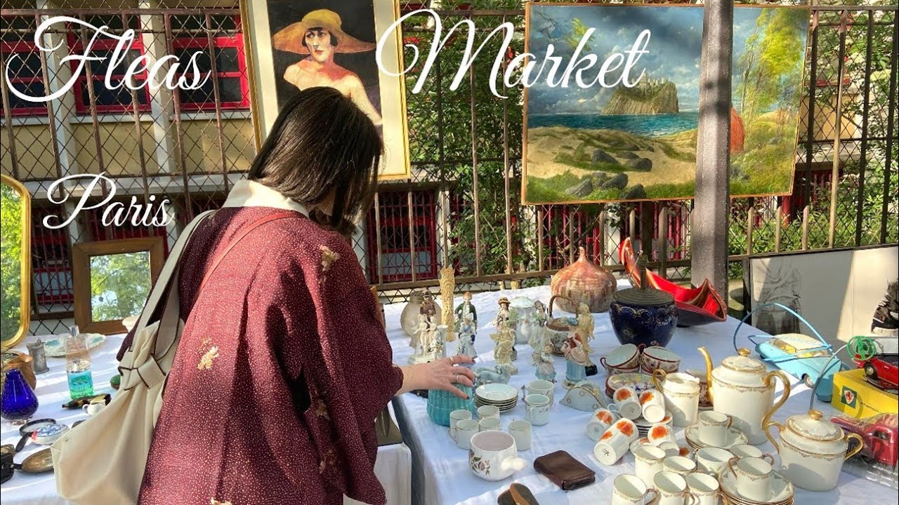 蚤の市】え⁉️サルグミンヌ・ミントンが1€⁉️Flea Market in France