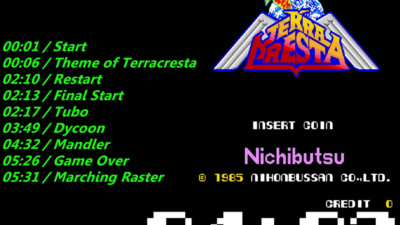 BGM] [PCE] テラクレスタII マンドラーの逆襲 [TERRA CRESTA II