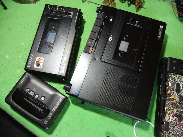 SONY 3台の高級カセットプレーヤーを修理しました - YouTube