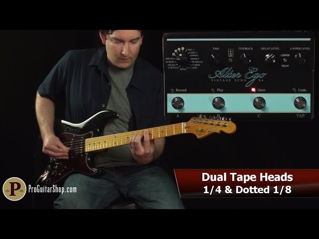 TC Electronic Alter Ego X4 - Space Echo Preset - YouTube