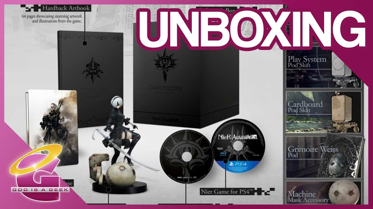 NieR: Automata Black Box Edition Unboxing - YouTube
