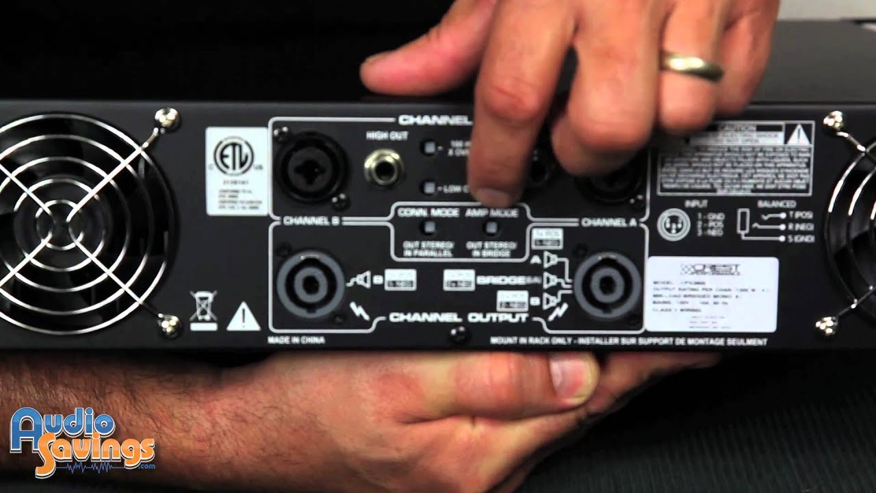 Crest CPX Series Amplifiers - YouTube