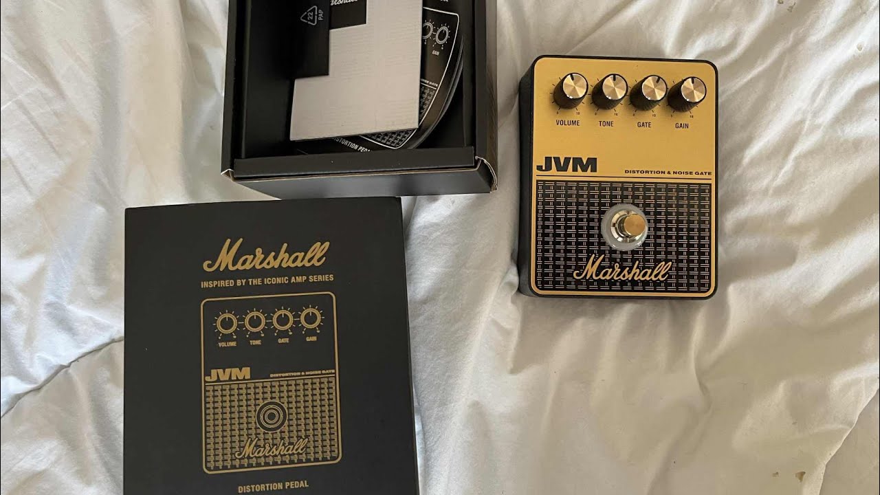 MARSHALL JVM DISTORTION & NOISE GATE PEDAL (Honest review like and