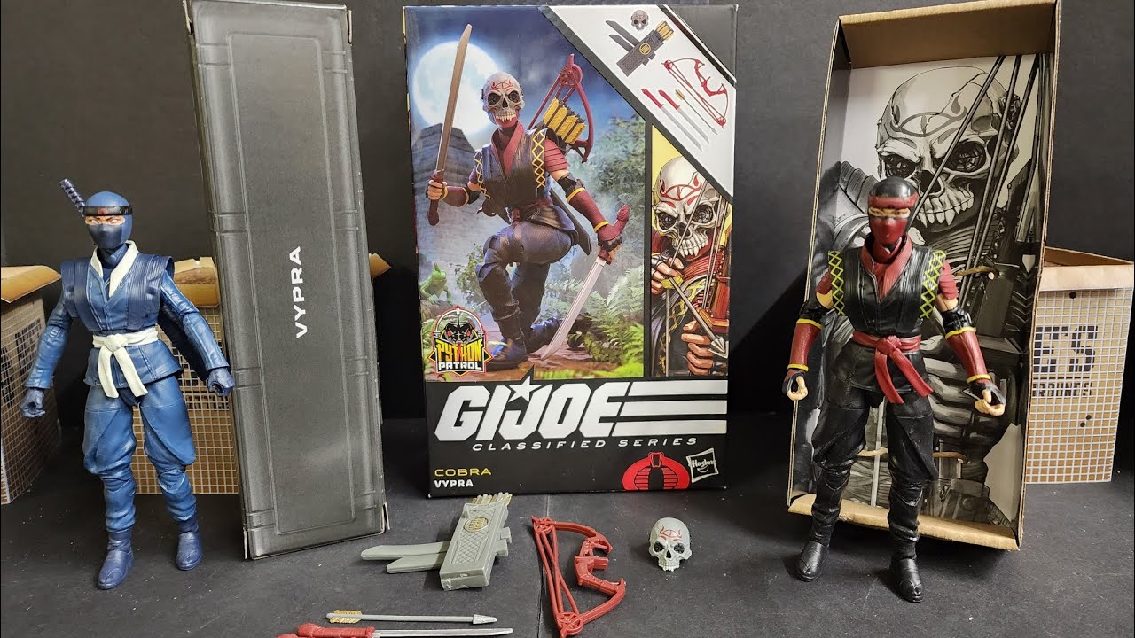 GIJoe Classified Series Python Patrol Vypra - YouTube