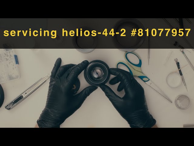 helios-44-2 58mm f2 81077957 disassembling, cleaning