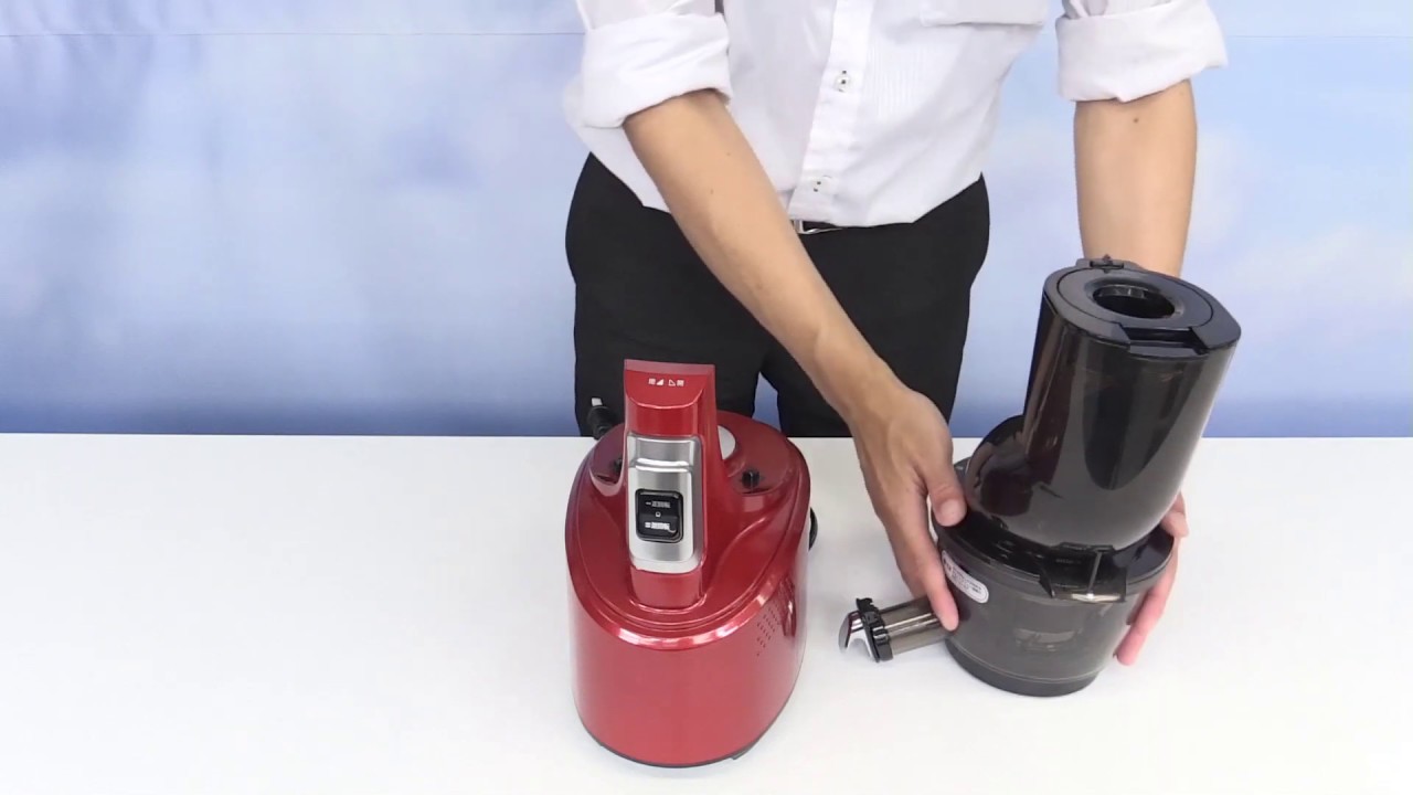 クビンス サイレントジューサー＜JSG-82S＞ - YouTube