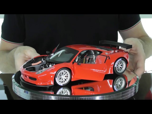 1/18 Ferrari 458 GT2 Hotwheels Elite model full review - YouTube
