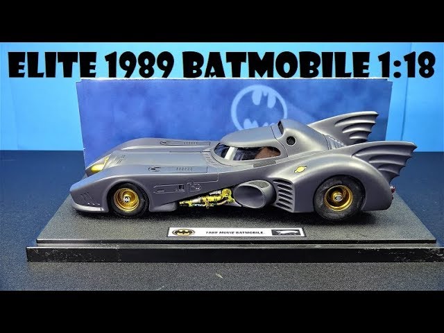 Hot Wheels 1:18 Elite 1989 movie Batmobile review - YouTube