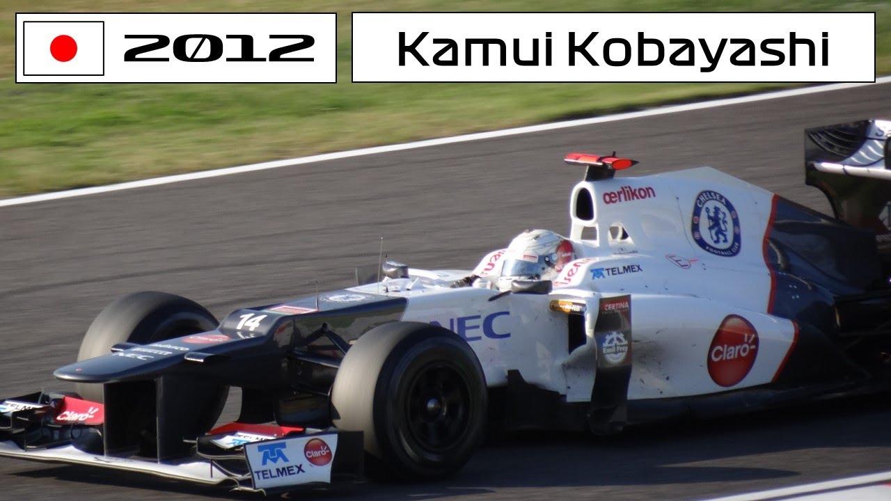 F1 trackside video] Emotional podium finish for Kamui Kobayashi
