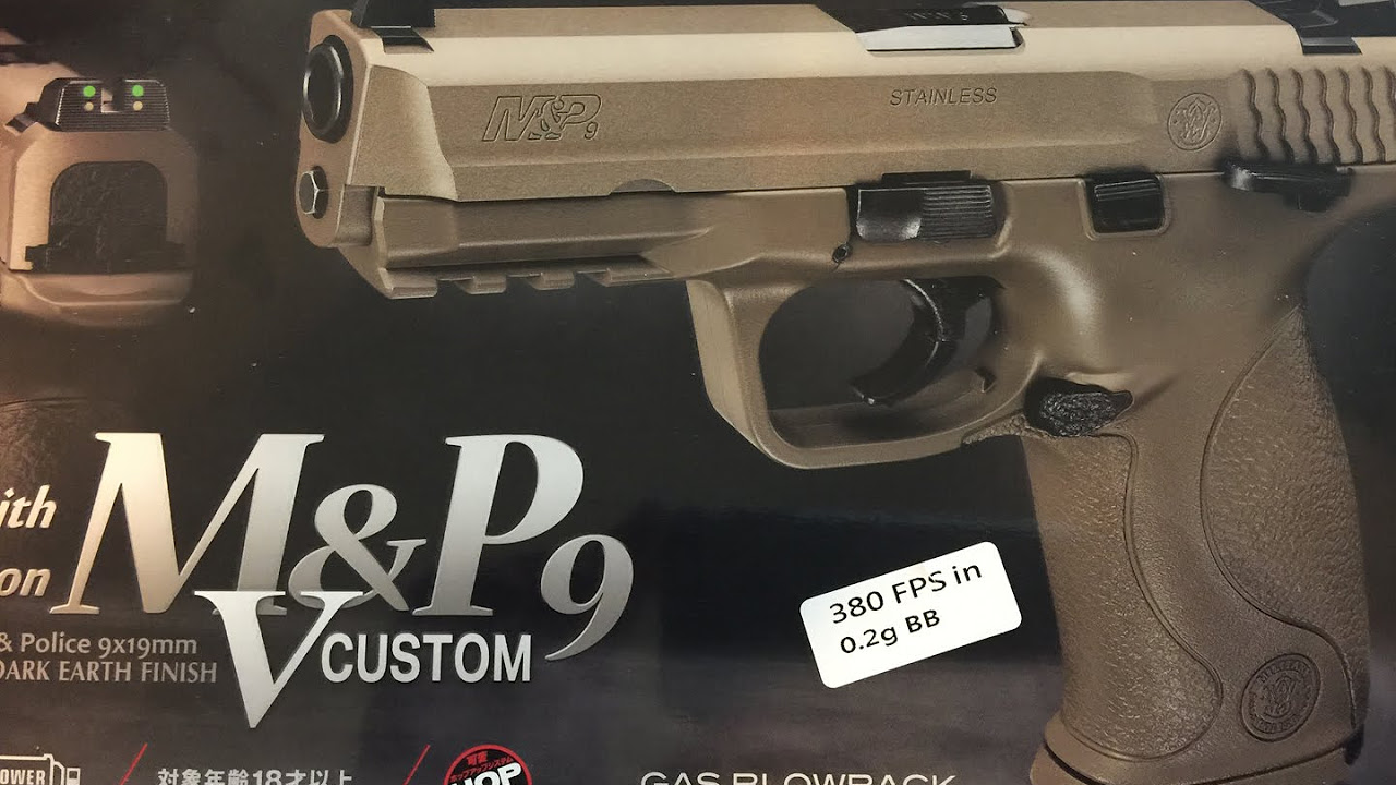 Tokyo Marui M&P 9 V-Custom Overview *Airsoft* - YouTube