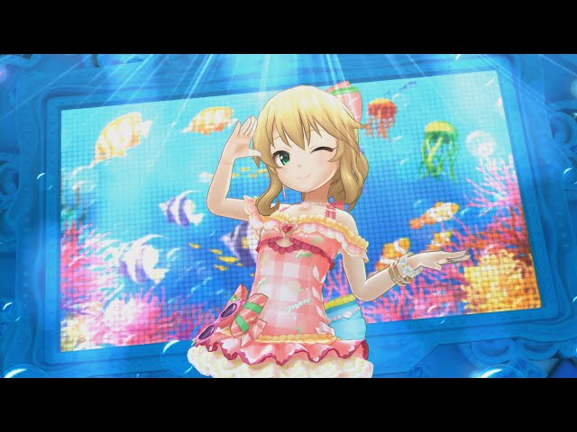 デレステMV]「にんぎょひめ練習中！」 櫻井桃華 with 素顔のビーチ