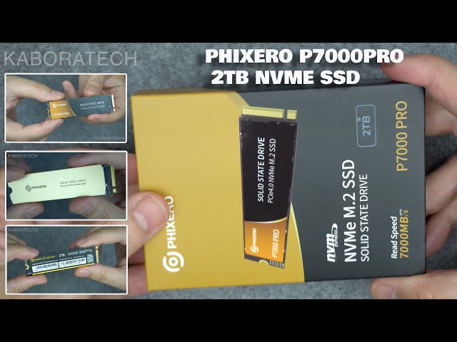 PHIXERO P7000PRO 2TB NVME SSD - YouTube