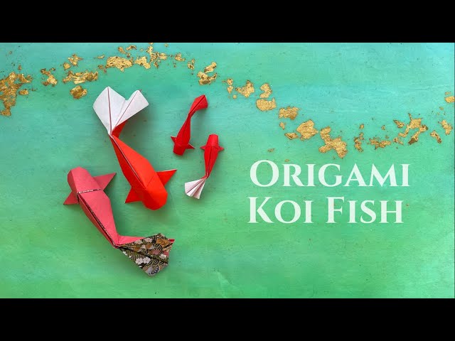 Origami Koni Fish | 折り紙 さかな 鯉 - YouTube