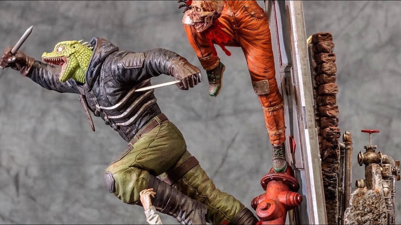 1/8 Scale Caiman & Nikaido(カイマン & ニカイドウ) - Dorohedoro