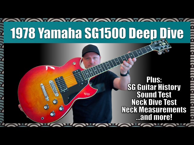 The 1976 Yamaha SG Series, AND SG-1500 Deep Dive + Sound Test