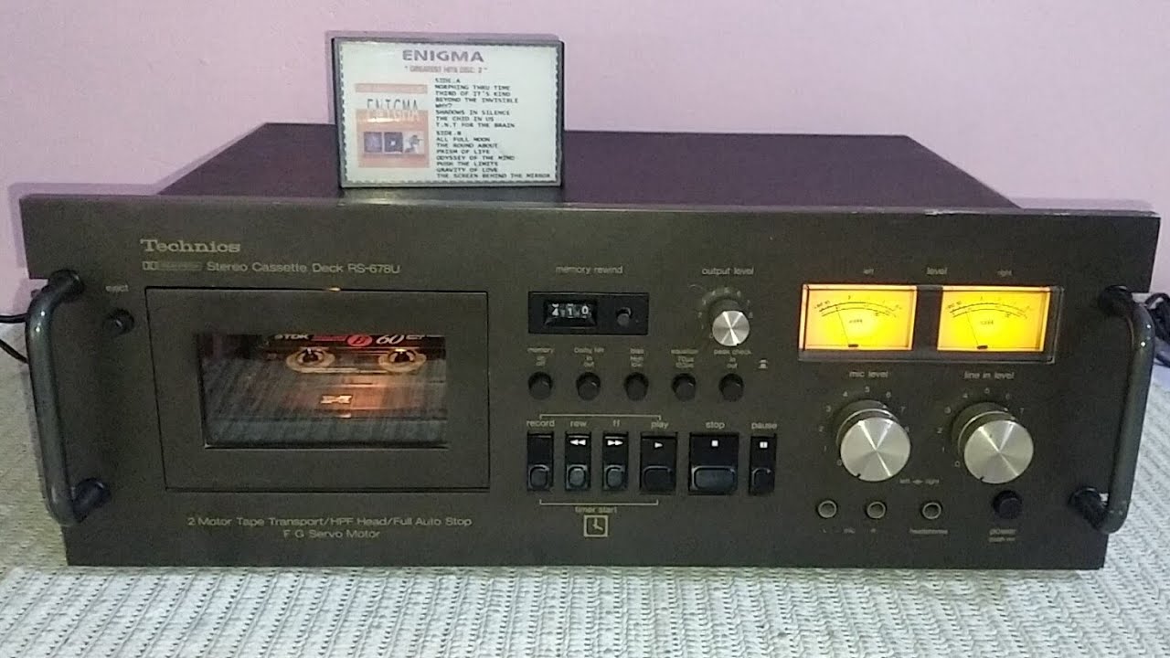 Technics RS-678U stereo cassette deck - YouTube