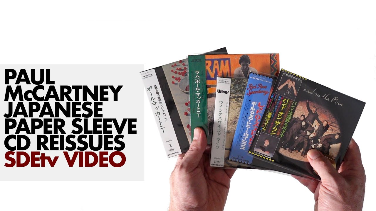 Paul McCartney / 2024 Japanese 'paper sleeve' / vinyl replica CDs