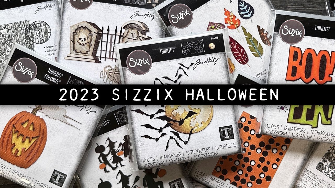 Tim Holtz Sizzix Halloween (2023) - YouTube