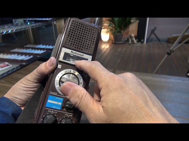 VLOG】市民ラジオ レトロなCB無線機RJ-480Zが届いた! 2019年1月21日
