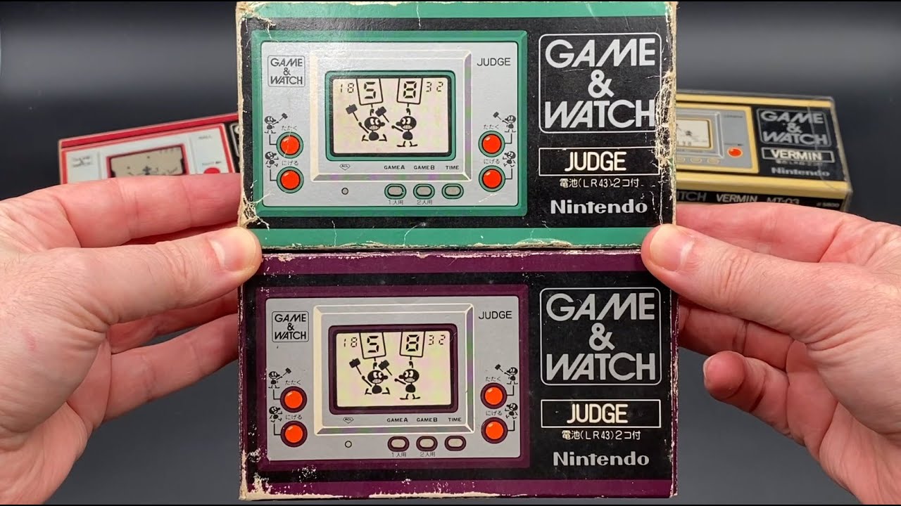 Nintendo Game & Watch - Judge (IP-05) Purple & Green Unboxing and