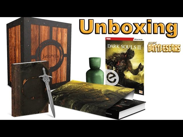 DARK SOULS 3 PRIMA GAME GUIDE - ESTUS FLASK EDITION UNBOXING - YouTube