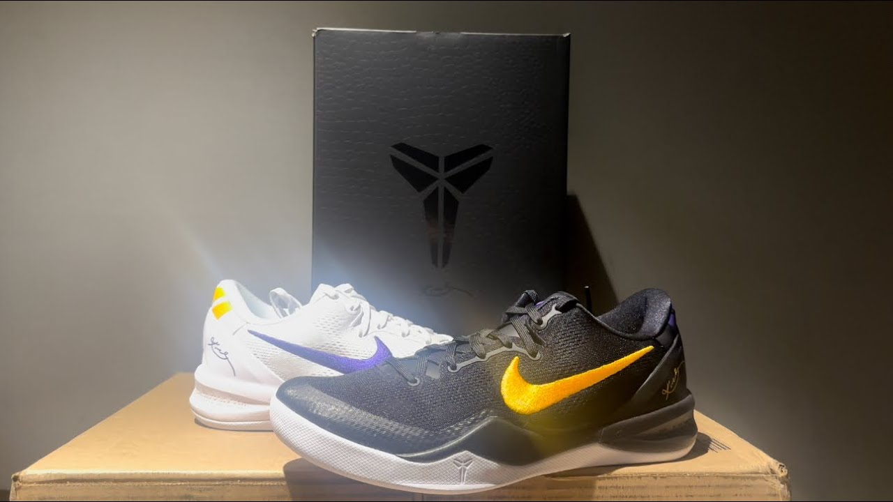 Nike Kobe 8 Protro “Home (Lakers Home) & Away (Hollywood Nights