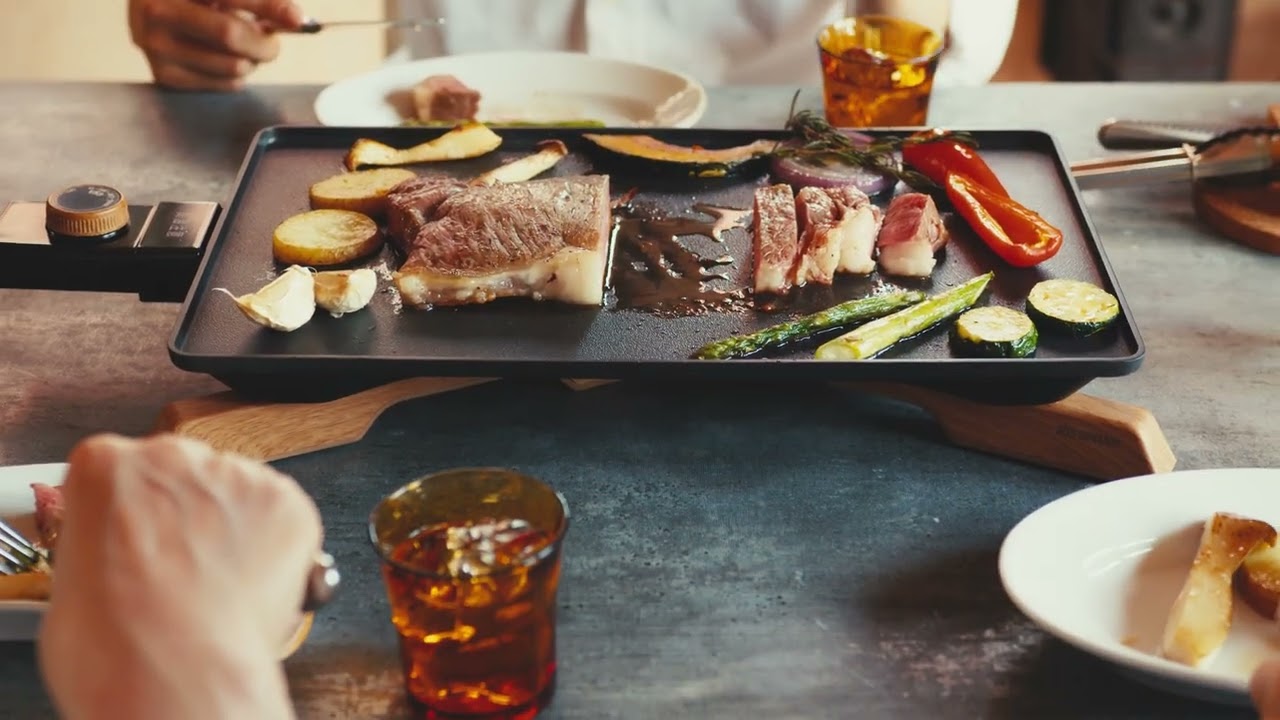 新商品】薄型ホットプレート IHU-A10-B｜アイリスオーヤマ - YouTube