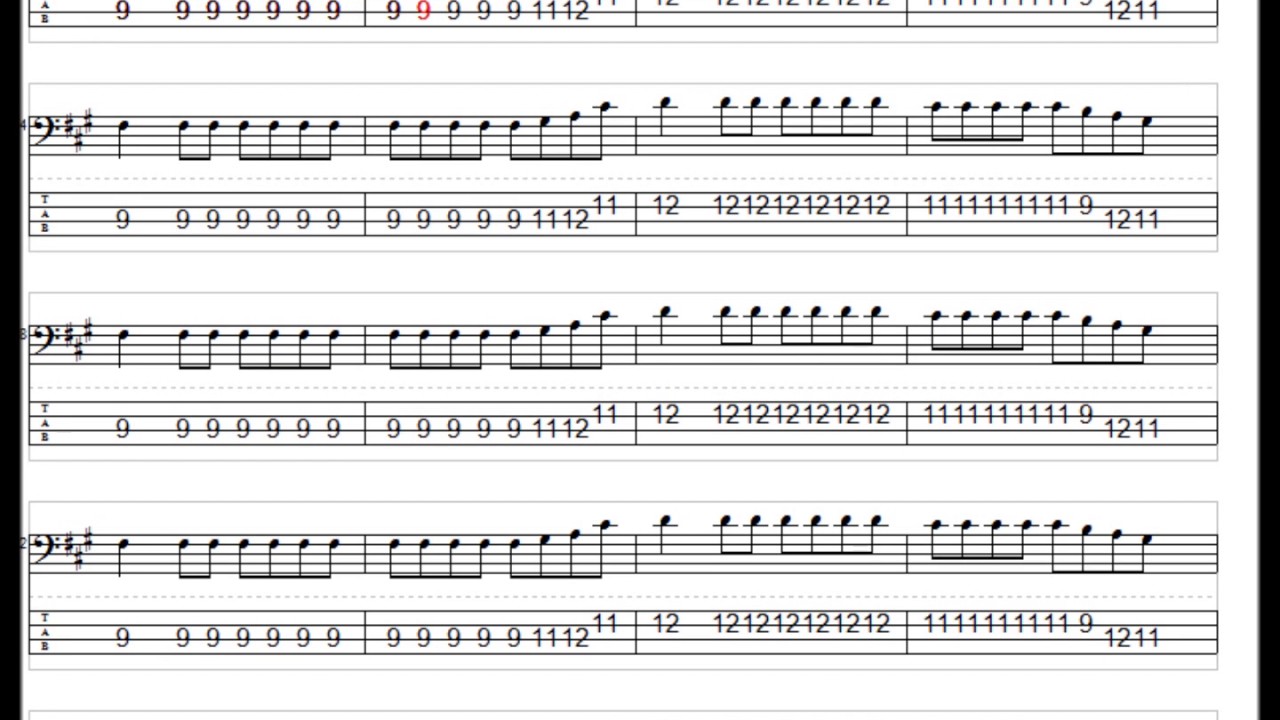 SHISHAMO バンドマン ベースTAB譜 - YouTube