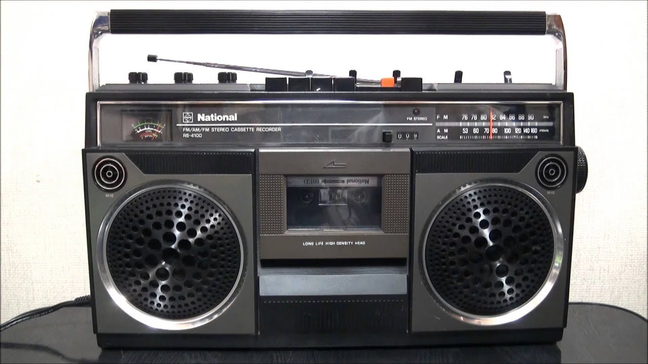 HD】 National ラジカセ RS-4100 - YouTube